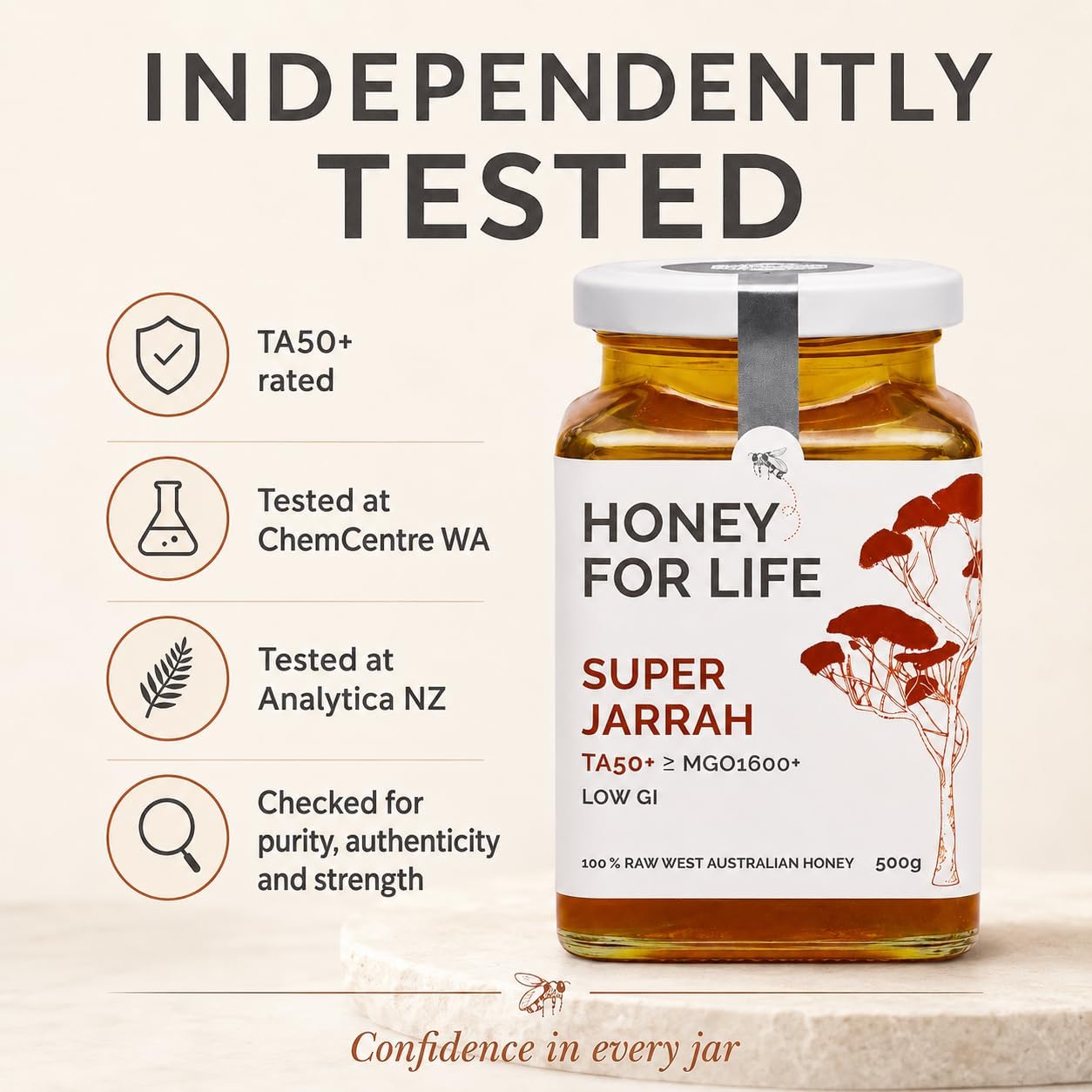 Amazon.com : Jarrah Honey TA 50+ - Jarrah Honey is nectar gathered